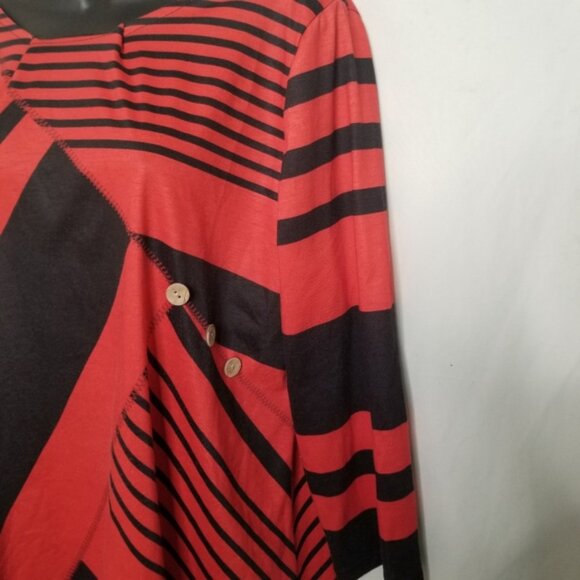 Striped tunic top - Picture 2 of 7